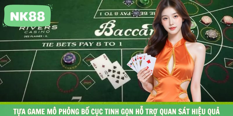 Tựa game mô phỏng bố cục tinh gọn hỗ trợ quan sát hiệu quả
